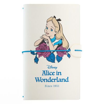 Alice in wonderland livro de viagem, funcional fofo