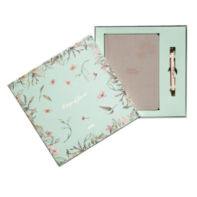 Pack caderno com caneta Raquel Beck